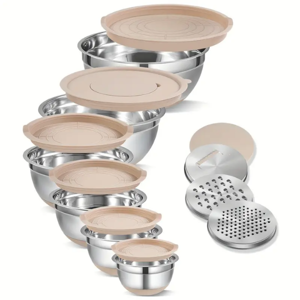Allur-e™ StackBowls – RVS Schalenset