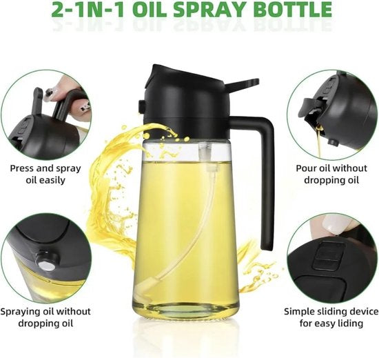 Kitch-n 2 in 1 Olie Spray