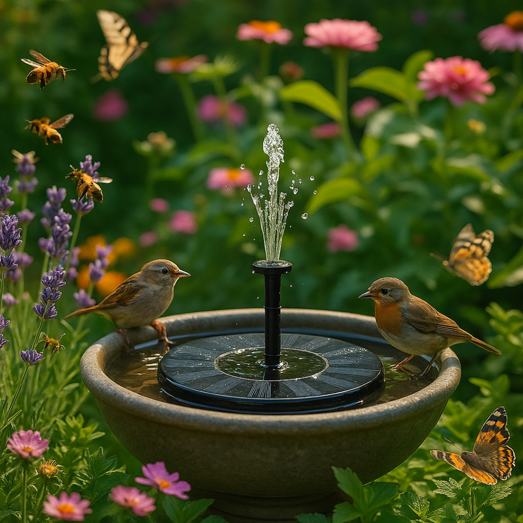 GardenFlow™ – De Solar Fontein voor een Levendige Tuin