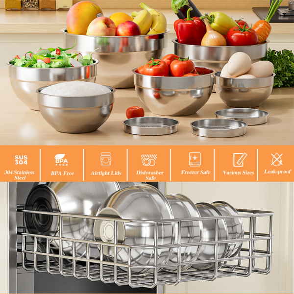 Allur-e™ StackBowls – RVS Schalenset