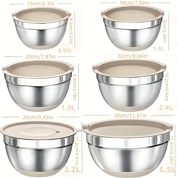 Allur-e™ StackBowls – RVS Schalenset