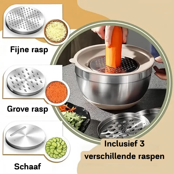 Allur-e™ StackBowls – RVS Schalenset