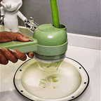 Kitch-n 4-in-1 Keukentool – Snijden, Hakken, Pureren & Reinigen Binnen enkele seconden