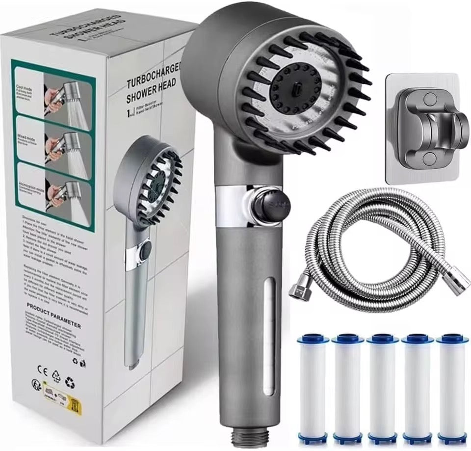 allur-e 4 in 1 Multifunctionele Douchekop