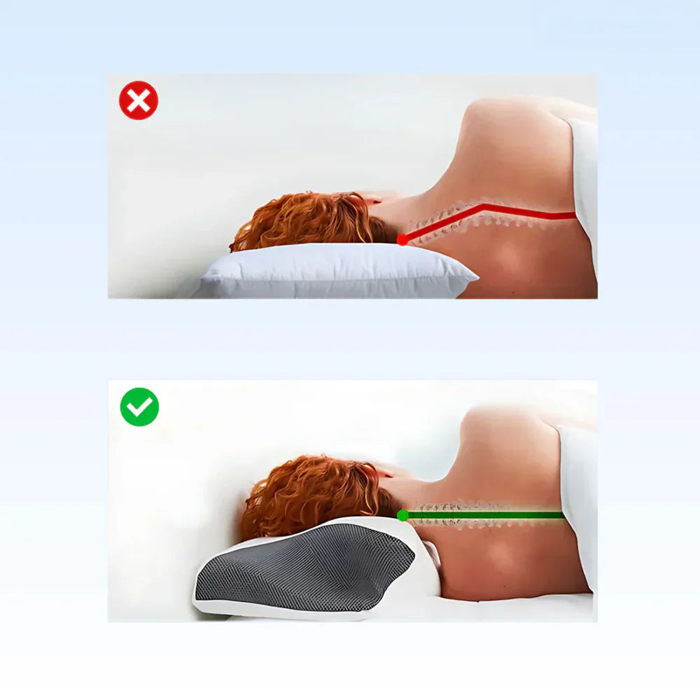 2-in-1 Ergonomisch Nek- & Orthopedisch Kussen