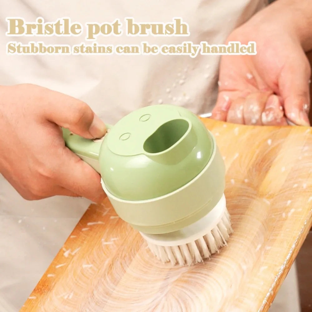 Kitch-n 4-in-1 Keukentool – Snijden, Hakken, Pureren & Reinigen Binnen enkele seconden