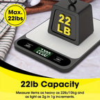 “Premium Kitch-n Digitale Keukenweegschaal 10kg