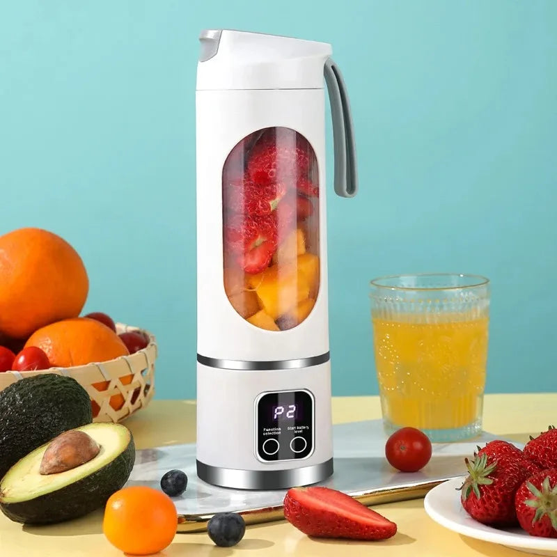 Portable Blender 450ml – Smoothies Altijd & Overal