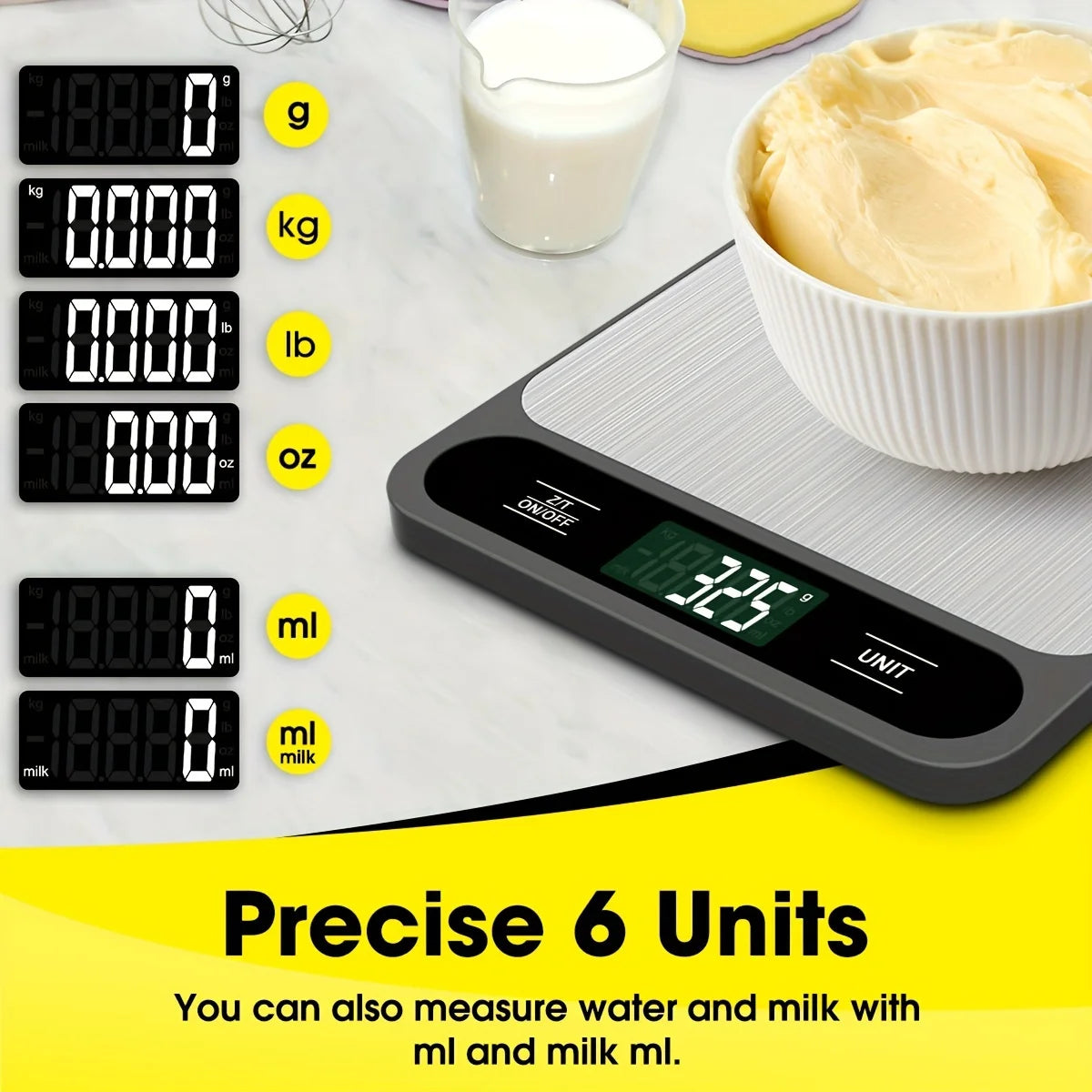 “Premium Kitch-n Digitale Keukenweegschaal 10kg