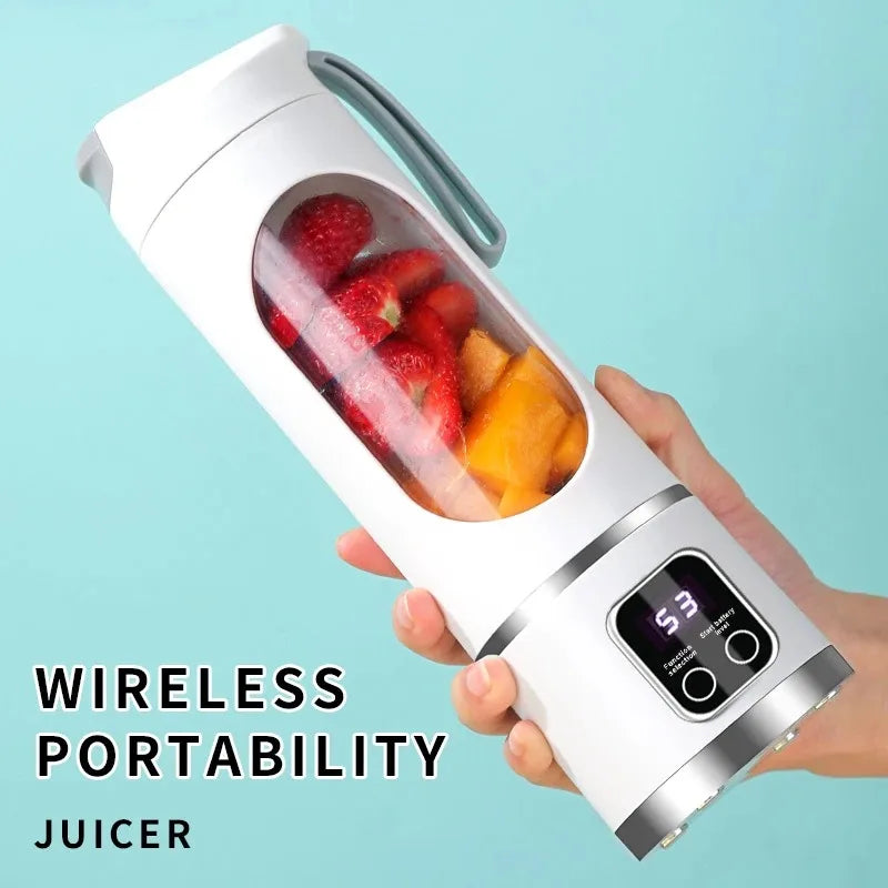 Portable Blender 450ml – Smoothies Altijd & Overal