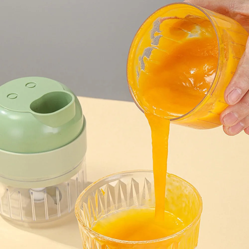 Kitch-n 4-in-1 Keukentool – Snijden, Hakken, Pureren & Reinigen Binnen enkele seconden