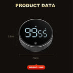 “Digitale Keukentimer – Magnetisch met Handmatige Countdown”