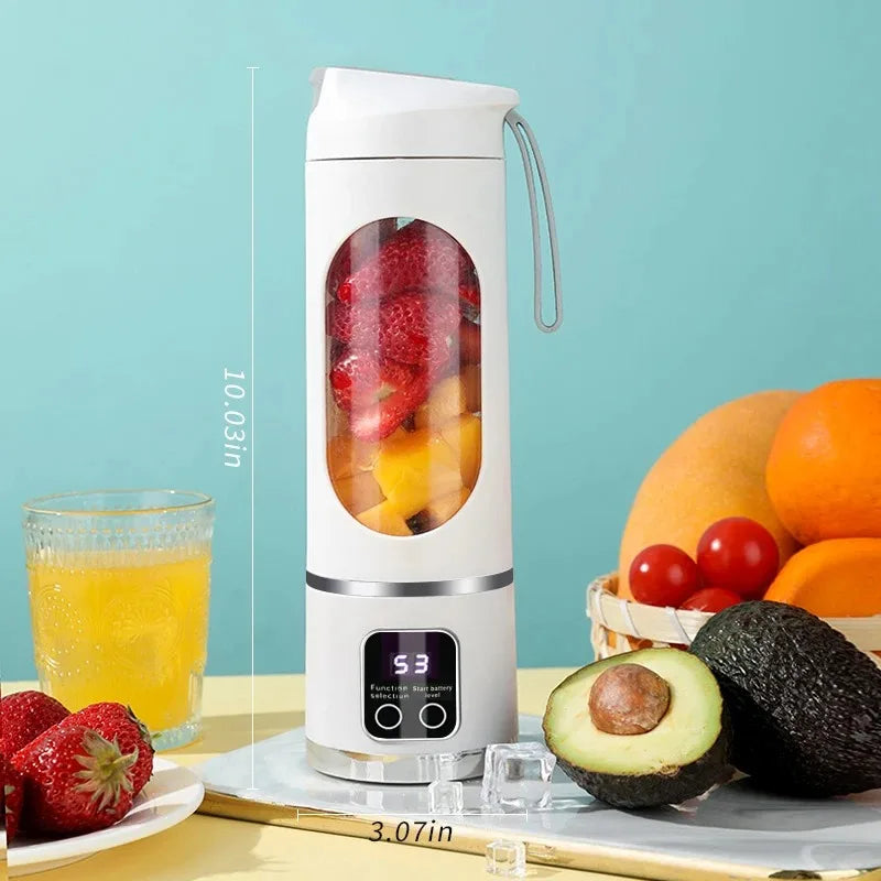 Portable Blender 450ml – Smoothies Altijd & Overal